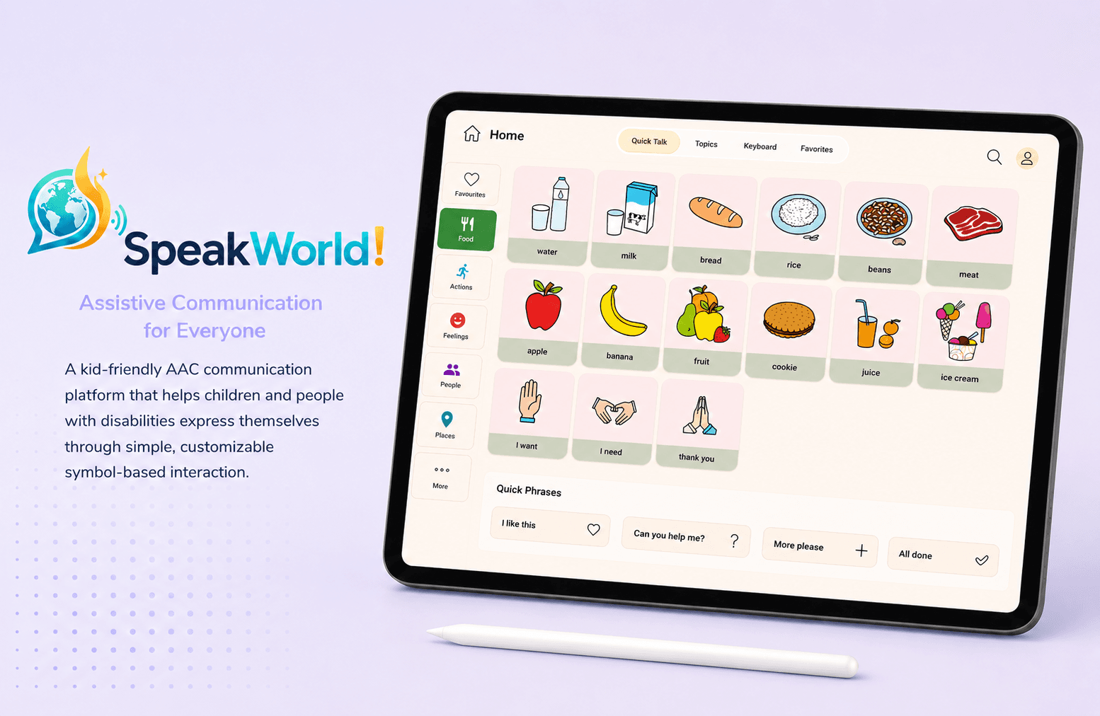 SpeakWorld — app preview